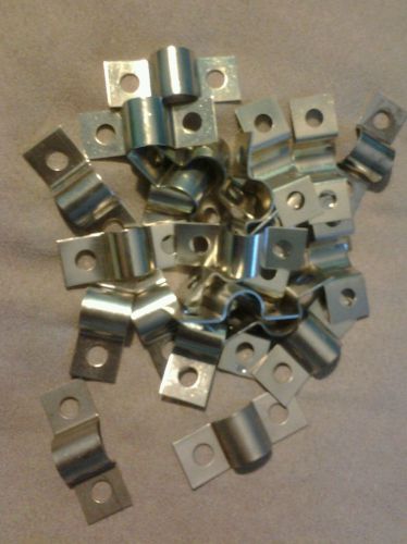 Conduit pipe strap hanger, 2 hole support brackets mixed lot of 100 for sale