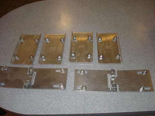 B-line cable and hose carrier accessories lot of 6 pcs splice plates for sale