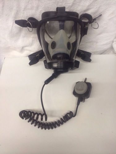 Survivair air mask scba mask with voice cobtrol size m for sale