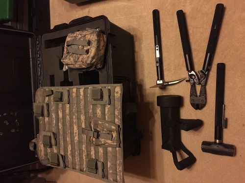 Cutting Edge Tactical Breaching Kit  Pelican Military WaterTight Wheeled Case