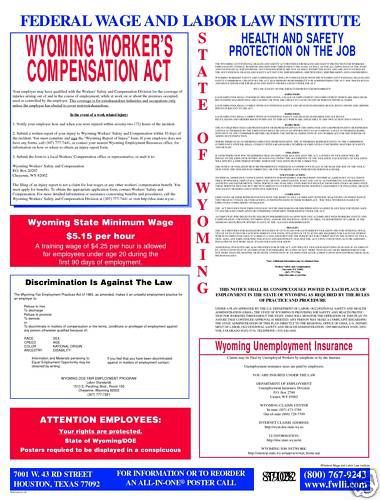 Wyoming (WY) All-In-One Labor Law Poster