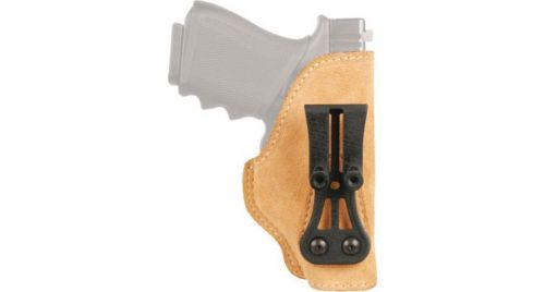 Blackhawk 421604bn-r brown rh leather tuckable glock 19/22/23/36 gun holster for sale