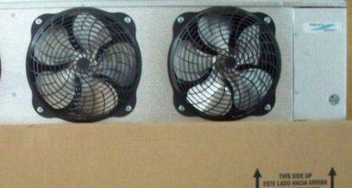 New Air Defrost Walk In Cooler 2 Fan Evaporator 9,000 Btus Built EC Motors 134a