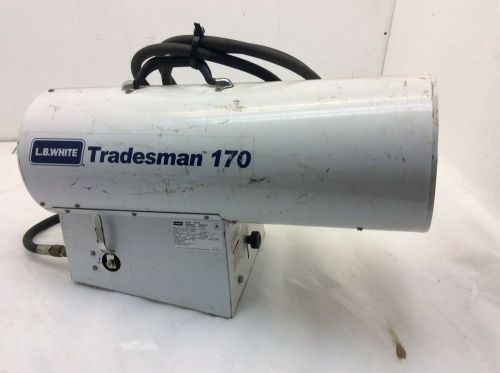 (1)  L.B. White CP170 Tradesman 170 Portable Forced Propane Heater, 170,000 Btuh
