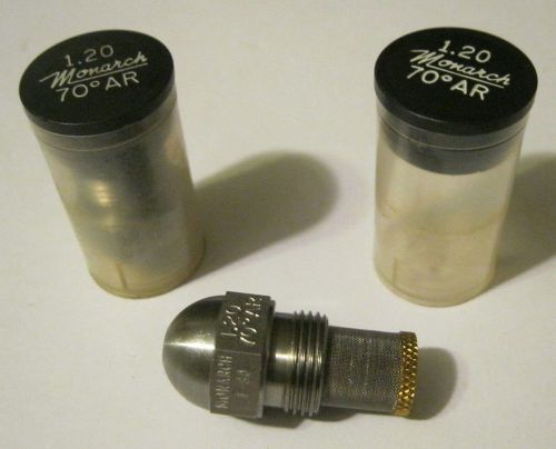 2 MONARCH 1.20 / 70 AR OIL BURNER NOZZLES for Heater Furnace