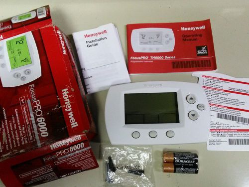 Honeywell th6110d1021 focus pro 6000 1ht/1cl th6110d for sale