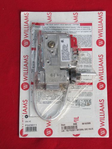 New ~ williams furnace natural gas valve l40-155 ~ p323011 for sale