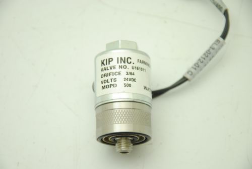 Kip valve u161011-02, solenoid valve, 3/64&#034; orifice, 24vdc, 500mopd for sale