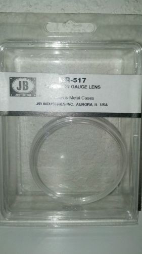 Jb gauge cover, &#034;screw-on&#034; gauge lens, for the plastic &amp; metal cases, 2.5&#034; for sale