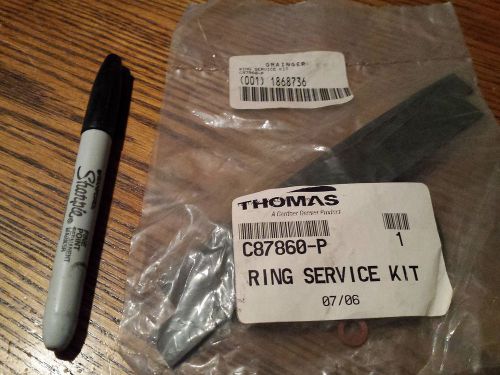 Thomas, Gardner Denver Ring Service kit C87860-P, new, use with air compressor