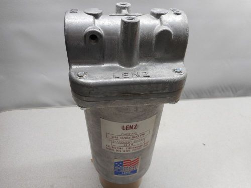 Lenz 1&#034; hydraulic suction in line filter dh-1200-800 for sale
