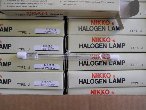 Lot of 10 300 watt quartz halogan  lamp double ended  base type j for sale