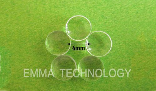 5pcs 6mm 532nm Green Laser Module Diode Flat-Convex Beam Collimation Focus Lens