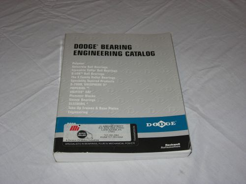 Dodge rockwell automation 2000 gearing industrial supply catalog for sale