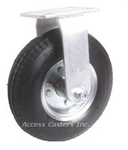 6PPNTR 6&#034; Rigid Caster Air Filled Pneumatic Wheel, 300 lb Capacity, Ball Bearing