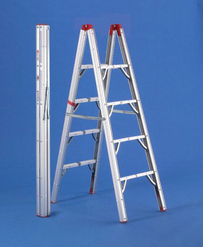 5 foot double sided gpl compact folding ladder for sale