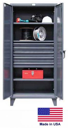 STEEL CABINET Commercial/Industrial - Shelves &amp; Drawers 3/5 - 78 H x 24 D x 36 W