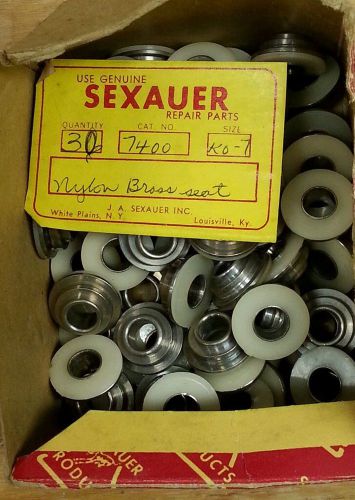(30) sexauer washroom part seat nylon &amp; brass 7400 07400/k0-7  -lot of 30- nos for sale