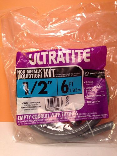 Ultratite non-metallic liquidtight Kit 1/2&#034;- 6 ft