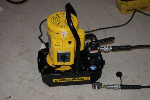 Enerpac ze4308mb electric hydraulic pump 3 way valve 10000 psi nice for sale