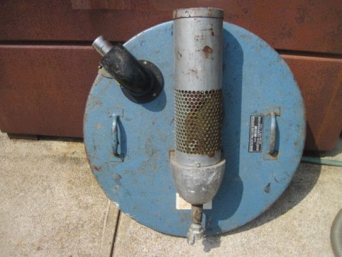 Industrial nortech vacuum system model # 551b air powered drum vac for sale