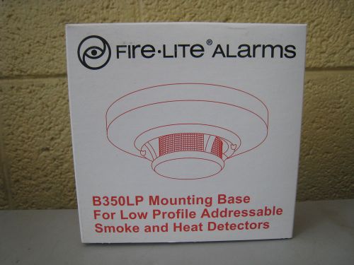 New Fire-Lite Alarms B350LP Fire Alarm Smoke Heat Detector Base Free Shipping