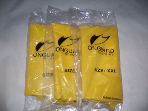 3 xxl onguard industries 12&#034; hazmat boot covers for sale