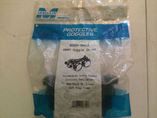 Morsafe protective goggles 0800-0843 800h goggle shade #5 for sale