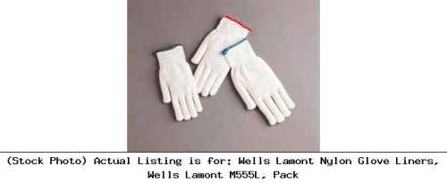 Wells Lamont Nylon Glove Liners, Wells Lamont M555L, Pack Laboratory Gloves
