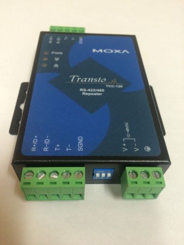 Moxa  tcc-120 rs-422/485 transmission distance extender. for sale