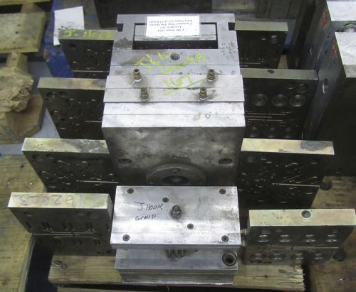 Lot plastic injection tooling steel mold peg board j &amp; v hooks sta put stay for sale