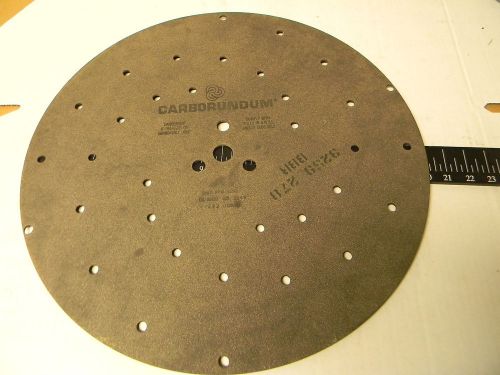 Carborundum 3259278 bbr 20 x1/8 inch spiral hole grinding wheel 4 mounting holes for sale