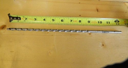 1/4&#034; x 12&#034; hs  long drill bit - straight shank - made in usa - not used for sale