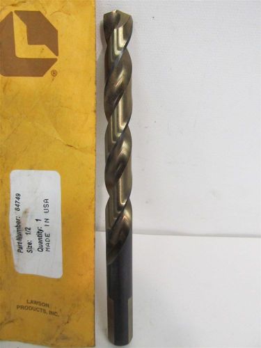 Lawson products, regency 84749, 1/2&#034;, hss, jobber length drill bit for sale
