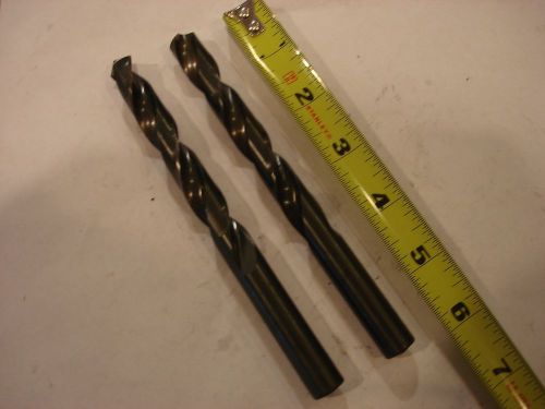 Straight Shank Drill Bits  13.0 MM Lot of 2 pcs Made in West Germany