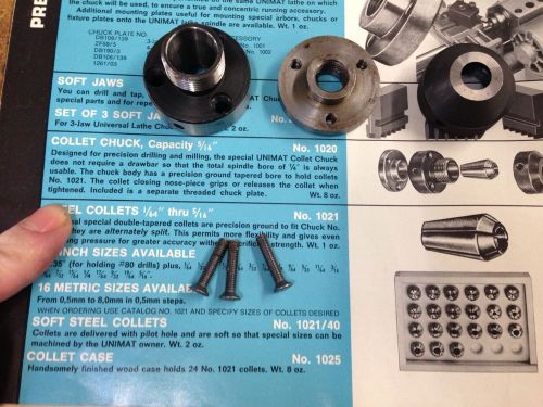 Emco unimat collet chuck for sale