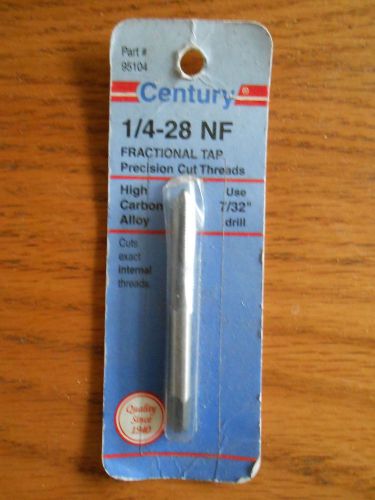 Century 1/4-28 NF Fractional Tap Brand New