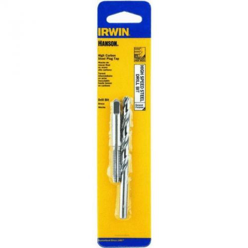 1/4 npt tap &amp; 7/16&#034; drill bit combo by irwin 80260 for sale