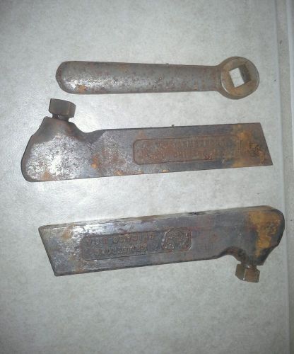 Lath atachment milling tool bit holder and wrench