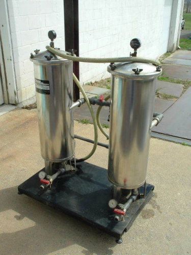 Ebbco Hurricane Vessel package filtration system, wire edm