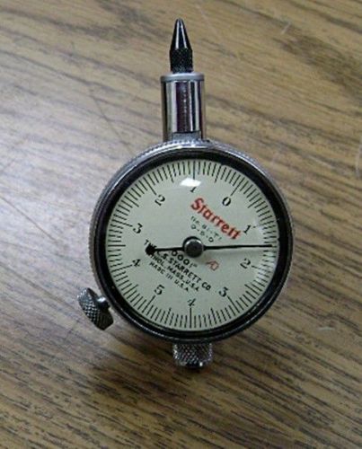 Starret precision dial indicator model #81-t1  with l-type mounting bracket for sale