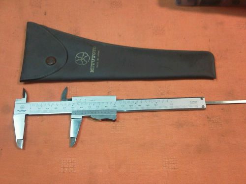 Mitutoyo Vernier Caliper 150MM/6&#034; Range with Pouch, CNC, mill ,turning lathe