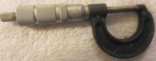 VINTAGE CENTRAL TOOL Cranston R.I. 1&#034; inch USA MICROMETER,machinst tool,measure