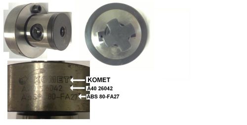 Komet A40 26042 ABS 80-FA27 Arbor for milling cutter