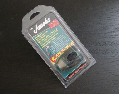 Jacobs 31048 keyless drill chuck - 1/2&#034; 13mm - soft rubber grip for sale