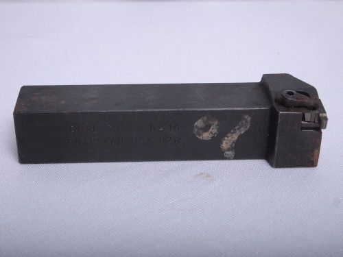Used Lathe Tool Holder 1&#034; Snap-Tap CEAL 100 6-14 Carbide Insert USA