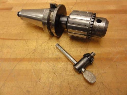 BT40 Tool Holder With Jacobs Drill Chuck No. 6A with 2A Taper arbor, 0&#034; - 1/2&#034;