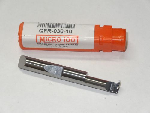 Micro100 qfr-030-10 quick change carbide full radius grooving boring tool holder for sale