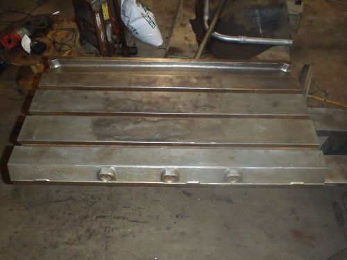 39.5&#034; x 21&#034; Steel Welding T-Slotted Table Cast iron Layout Plate T-Slot Weld
