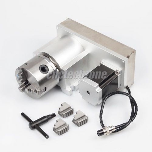 New CNC Machine Rotational Axis, F Style A-Axis, 4th-Axis CNC Rotary Tables